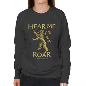 Game Of Thrones Lannister Hear Me Roar Women's Sweatshirt