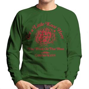 National Lampoons Christmas Vacation Knotted Lights Men's Sweatshirt