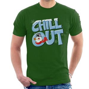 Frosty The Snowman Chill Out Men's T-Shirt