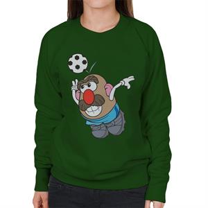 Mr Potato Head Football Header Women's Sweatshirt