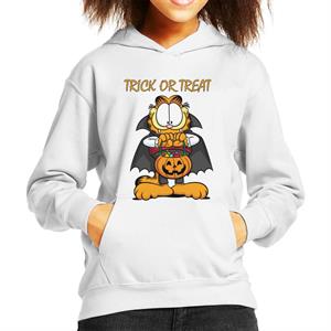 Garfield Halloween Trick Or Treat Kid's Hooded Sweatshirt