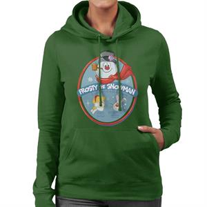 Frosty The Snowman It All Started With The Snow Women's Hooded Sweatshirt