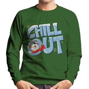 Frosty The Snowman Chill Out Men's Sweatshirt