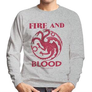 Game Of Thrones Targaryen Fire And Blood Men's Sweatshirt