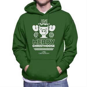 National Lampoons Christmas Vacation Merry Christmoose Men's Hooded Sweatshirt