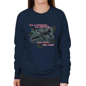 National Lampoons Christmas Vacation Not A Creature Was Stirring Women's Sweatshirt