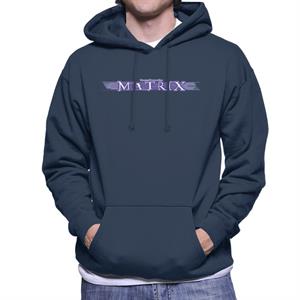 The Matrix Purple Logo Men's Hooded Sweatshirt