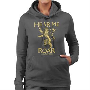 Game Of Thrones Lannister Hear Me Roar Women's Hooded Sweatshirt