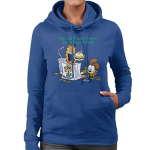 Garfield Burger Eat It Now Women's Hooded Sweatshirt