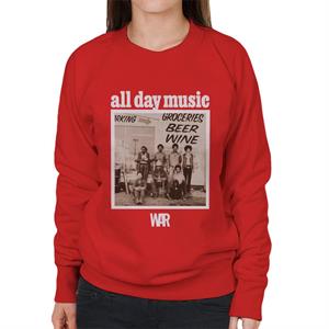 War All Day Music Cover Art Women's Sweatshirt