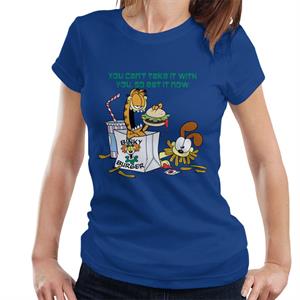 Garfield Burger Eat It Now Women's T-Shirt