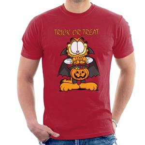 Garfield Halloween Trick Or Treat Men's T-Shirt