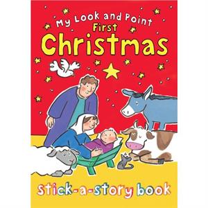 My Look and Point First Christmas StickaStory Book by Christina Goodings