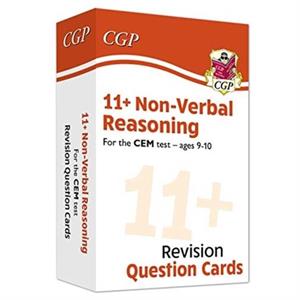 11 CEM Revision Question Cards NonVerbal Reasoning  Ages 910 by CGP Books