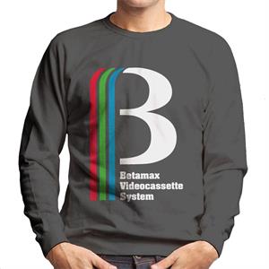 Betamax Videocassette System Logo Men's Sweatshirt