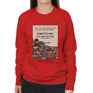 The Deer Hunter Cinematic Montage Poster Women's Sweatshirt