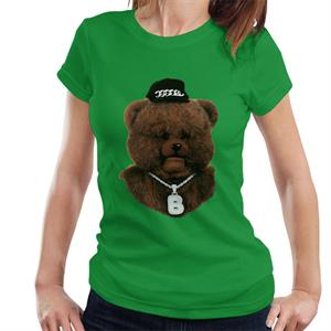 Rainbow 1972 Bungle The Bear Wearing Bling Women's T-Shirt