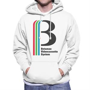 Betamax Videocassette System Men's Hooded Sweatshirt