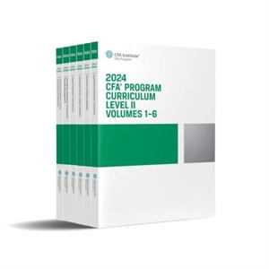 2024 CFA Program Curriculum Level II Box Set by CFA Institute