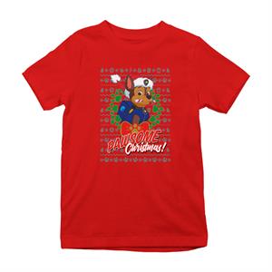 PAW Patrol Chase Pawsome Christmas Kid's T-Shirt