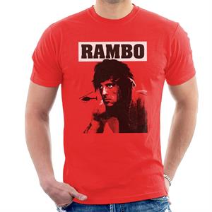 Rambo First Blood Helicopter Poster Men's T-Shirt