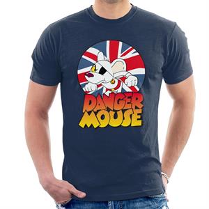 Danger Mouse Frowning Union Jack Men's T-Shirt