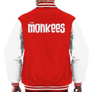 The Monkees White Logo Men's Varsity Jacket