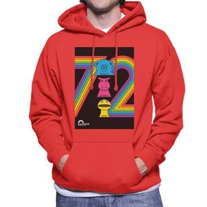 Rainbow 1972 Bungle George And Zippy Men's Hooded Sweatshirt