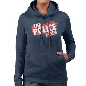 The Police Live In Concert Women's Hooded Sweatshirt