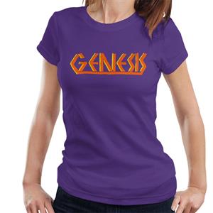 Genesis Band Vintage Orange Logo Women's T-Shirt