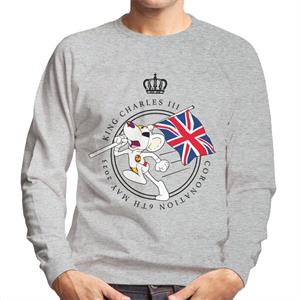 Danger Mouse King Charles III Coronation 2023 Men's Sweatshirt