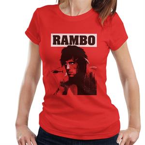 Rambo First Blood Helicopter Poster Women's T-Shirt