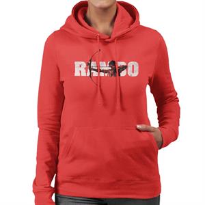 Rambo Compound Bow Women's Hooded Sweatshirt