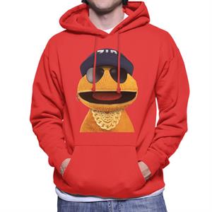 Rainbow 1972 Zippy Wearing Bling Men's Hooded Sweatshirt