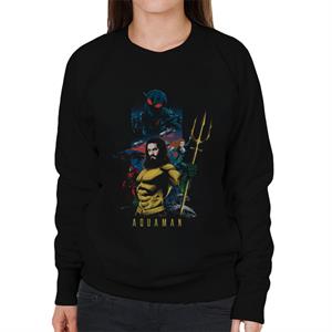 Aquaman Vs Black Manta Women's Sweatshirt