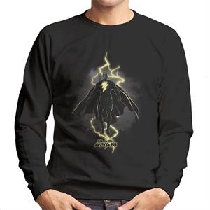 Black Adam Lightning Bolt Men's Sweatshirt