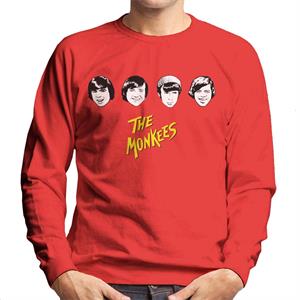 The Monkees Band Members Faces Men's Sweatshirt