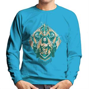 Aquaman Vs Karathen The Sea Monster Men's Sweatshirt