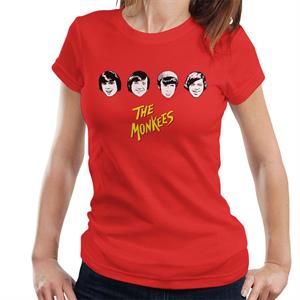 The Monkees Band Members Faces Women's T-Shirt