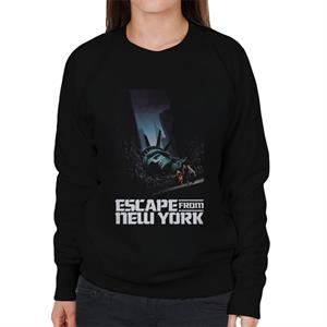 Escape From New York Fallen Statue Of Liberty Women's Sweatshirt