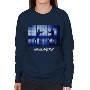 Highlander 1986 Immortals Clash Swords Women's Sweatshirt