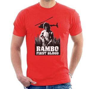 Rambo First Blood Forest Hunt Men's T-Shirt