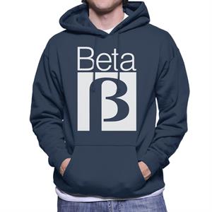 Betamax Black B Logo Men's Hooded Sweatshirt