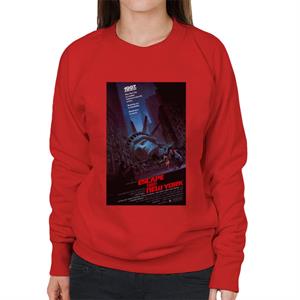 Escape From New York Prison Poster Women's Sweatshirt