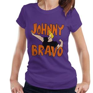 Johnny Bravo Side Pose Logo Women's T-Shirt