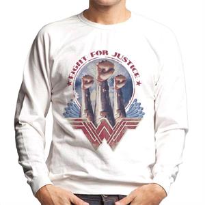 Wonder Woman Movie Fight For Justice Men's Sweatshirt