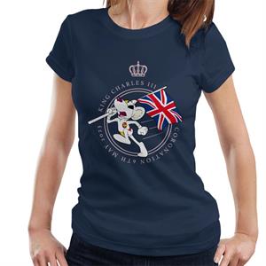 Danger Mouse King Charles III Coronation 2023 Union Jack Women's T-Shirt