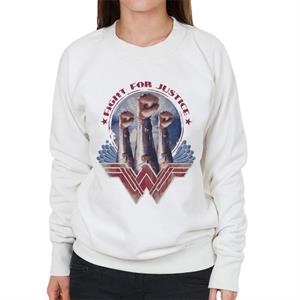 Wonder Woman Movie Fight For Justice Women's Sweatshirt