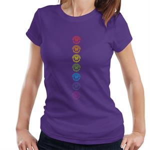 Rainbow 7 Colours Logo 50 Years Anniversary Women's T-Shirt