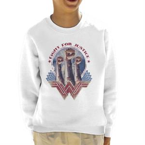 Wonder Woman Movie Fight For Justice Kid's Sweatshirt